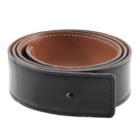 brown hermes belt women& 39|Hermes leather belt without buckle.